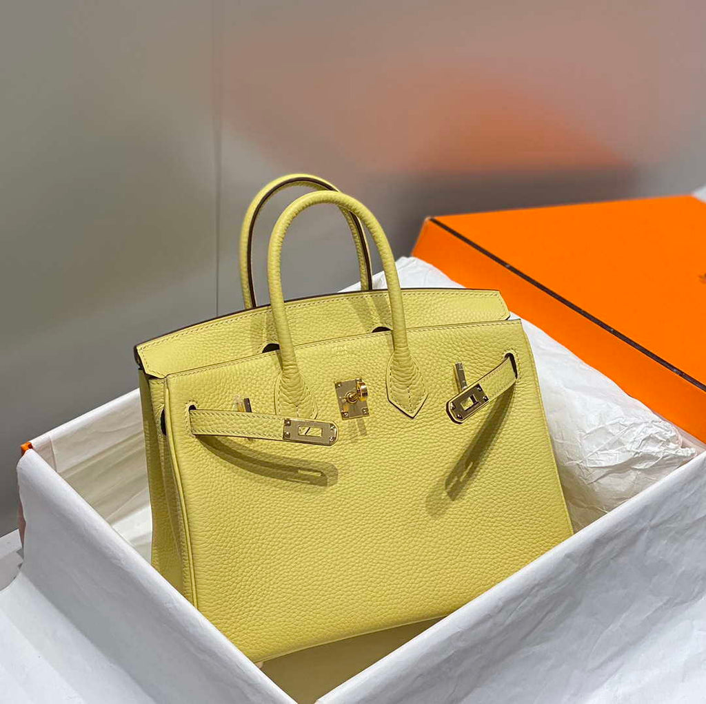 Hermes Birkin Tote Bag Togo Leather 28609 Yellow