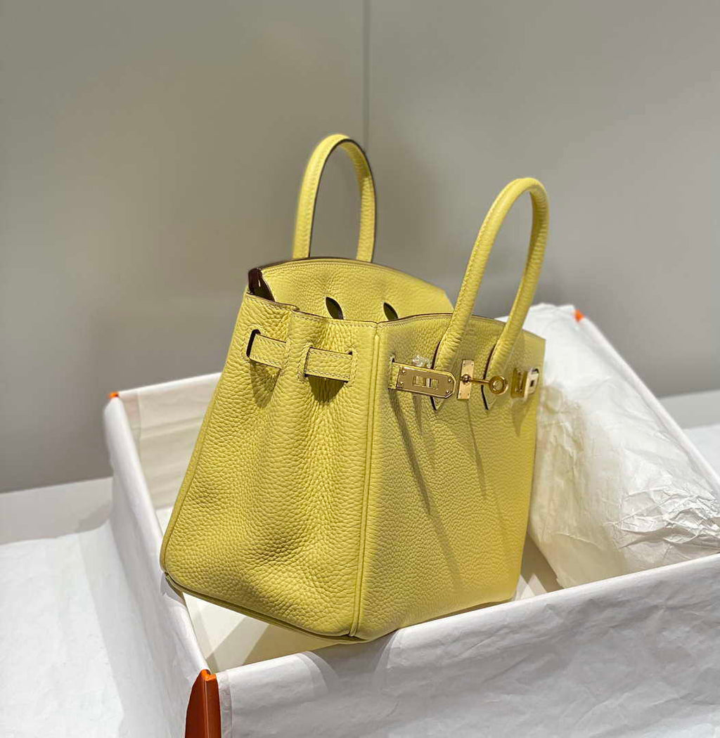 Hermes Birkin Tote Bag Togo Leather 28609 Yellow