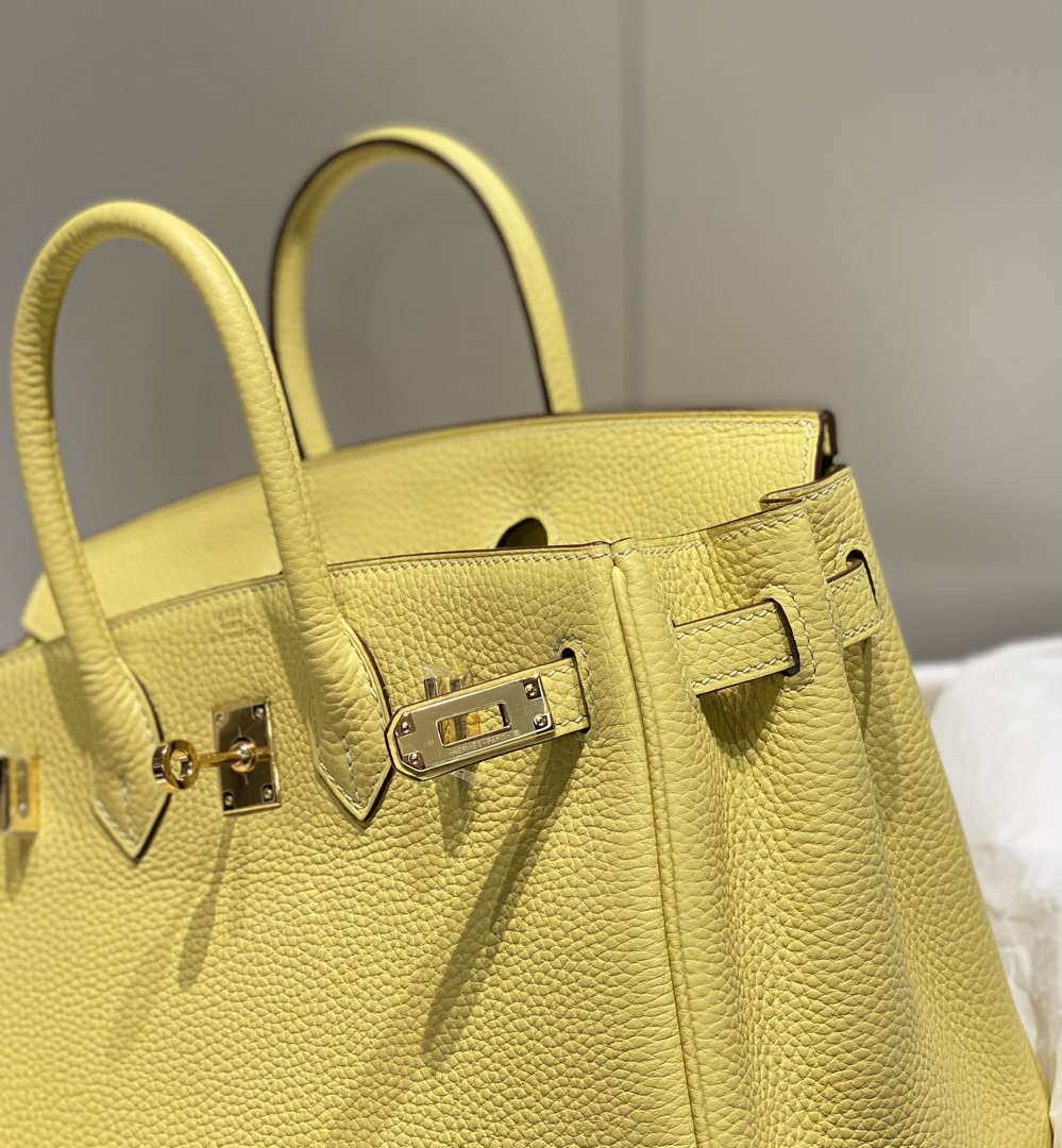 Hermes Birkin Tote Bag Togo Leather 28609 Yellow
