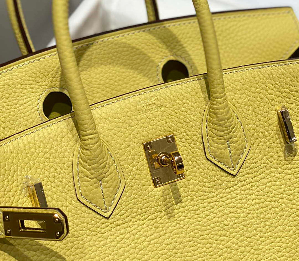 Hermes Birkin Tote Bag Togo Leather 28609 Yellow