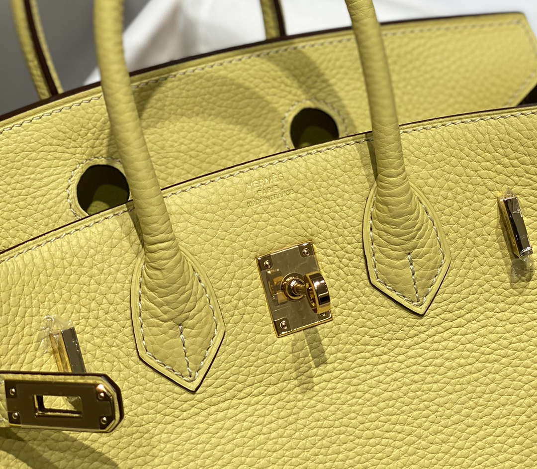 Hermes Birkin Tote Bag Togo Leather 28609 Yellow