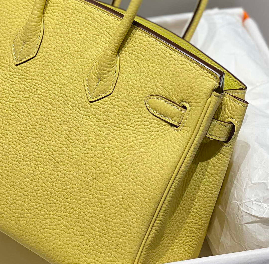 Hermes Birkin Tote Bag Togo Leather 28609 Yellow