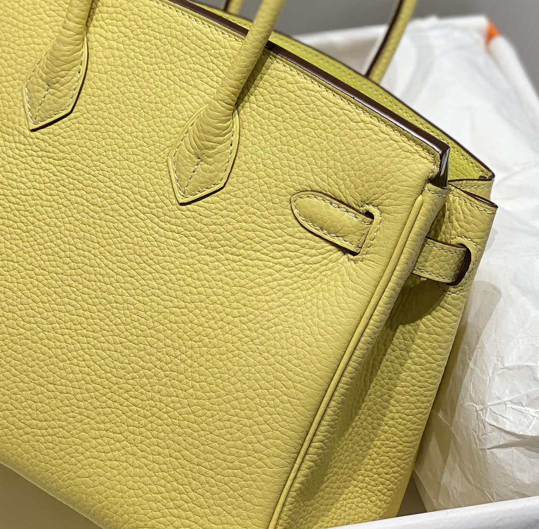 Hermes Birkin Tote Bag Togo Leather 28609 Yellow