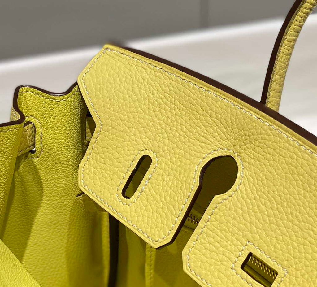 Hermes Birkin Tote Bag Togo Leather 28609 Yellow