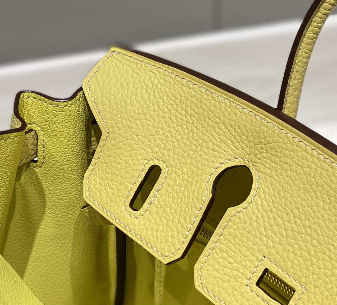 Hermes Birkin Tote Bag Togo Leather 28609 Yellow