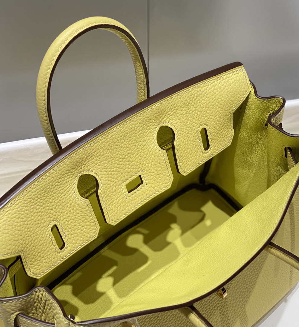 Hermes Birkin Tote Bag Togo Leather 28609 Yellow