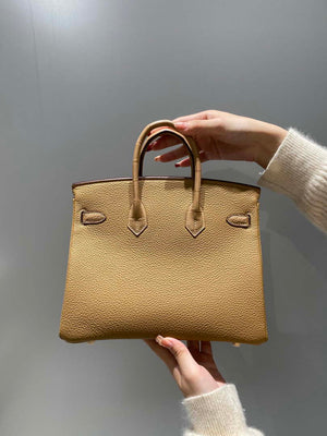 Hermes Birkin Tote Bag Togo Leather With High Gloss Nile Crocodile Emerald H28816 - Default Title - View 2