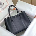 Hermes Black Togo Medium Garden Party 36cm Bag H239055 - Default Title - View 1