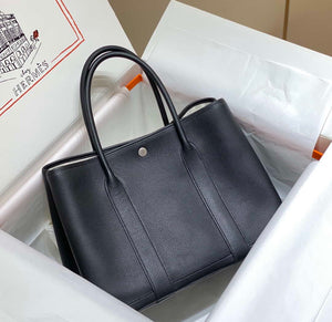 Hermes Black Togo Medium Garden Party 36cm Bag H239055 - Default Title - View 1