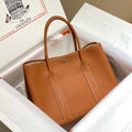 Hermes Brown Togo Medium Garden Party 36cm Bag H239054 - Default Title - View 1