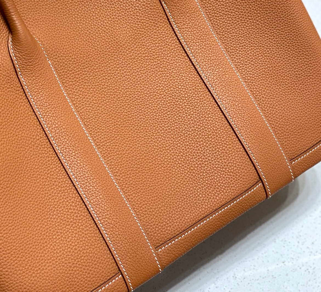 Hermes Brown Togo Medium Garden Party 36cm Bag H239054
