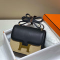 Hermes Constance Cross Body Bag Epsom Leather Gold H28401 - 18CM - View 1
