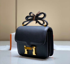 Hermes Constance Cross Body Bag Epsom Leather Gold H28401 - 18CM - View 4