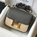 Hermes Constance Cross Body Bag Epsom Leather Gold H28402 - 18CM - View 1