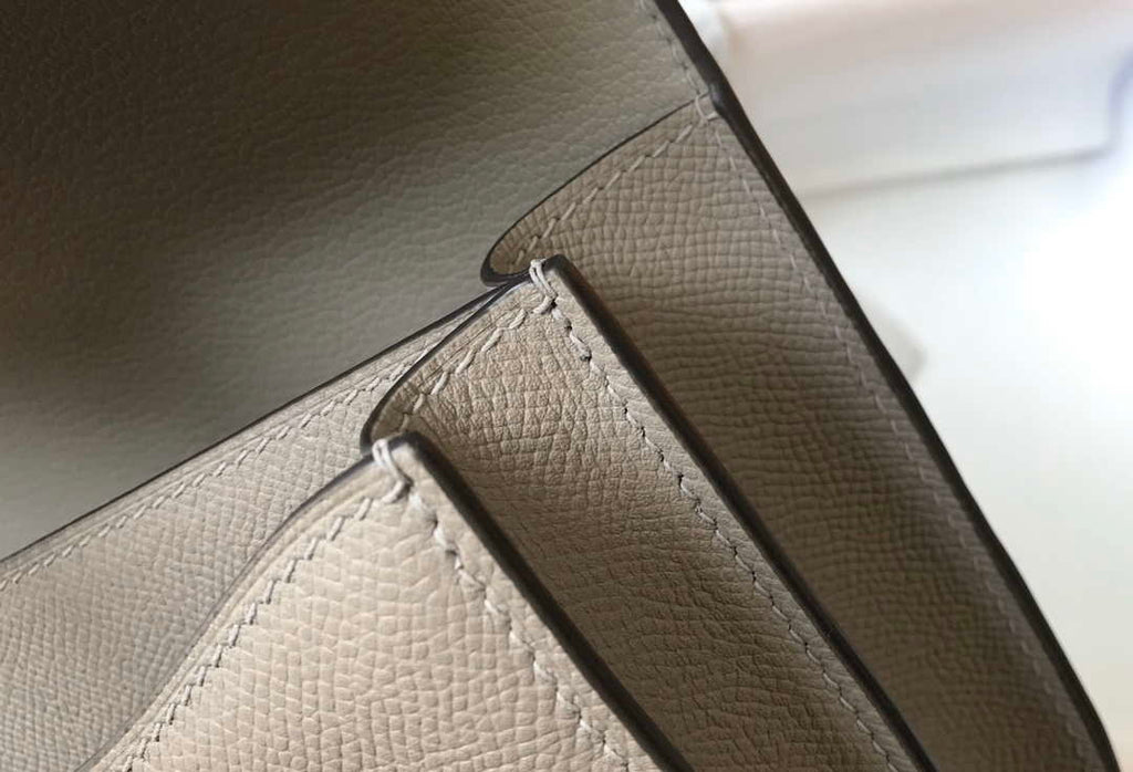 Hermes Constance Cross Body Bag Epsom Leather Gold H28403