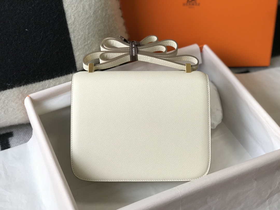 Hermes Constance Cross Body Bag Epsom Leather Gold H28405