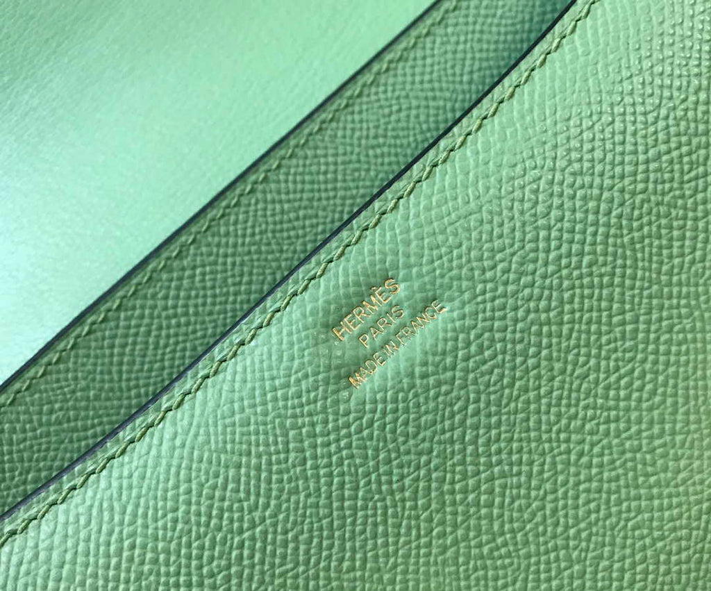 Hermes Constance Cross Body Bag Epsom Leather Gold H28406
