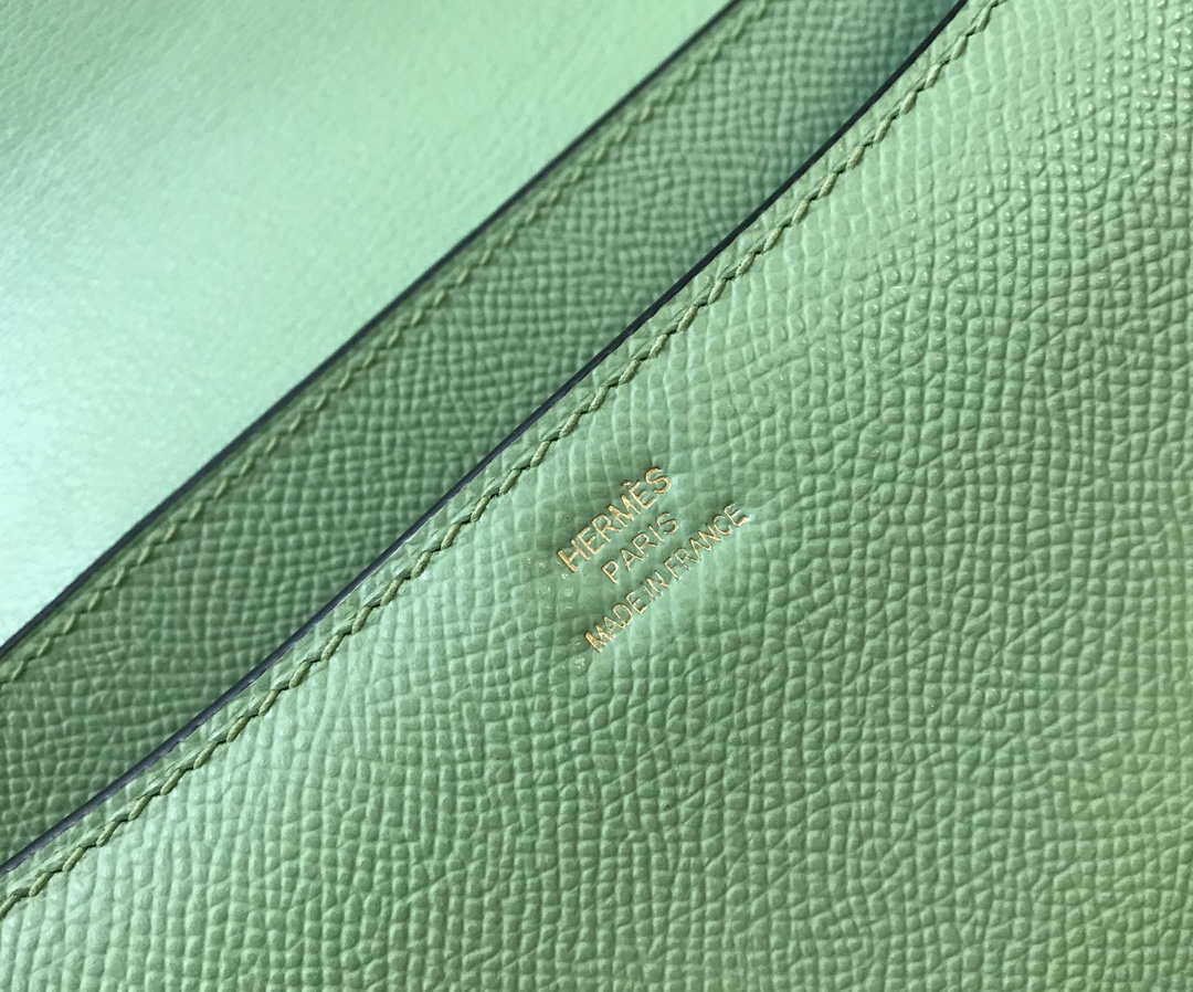Hermes Constance Cross Body Bag Epsom Leather Gold H28406