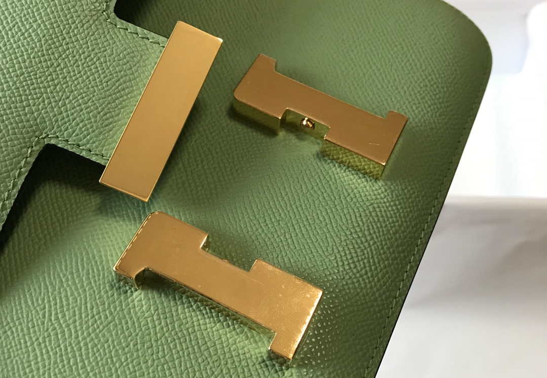 Hermes Constance Cross Body Bag Epsom Leather Gold H28406