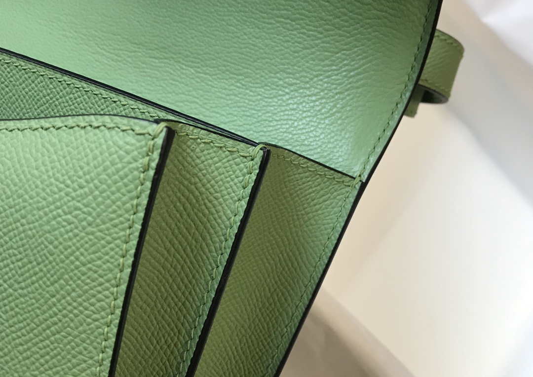 Hermes Constance Cross Body Bag Epsom Leather Gold H28406