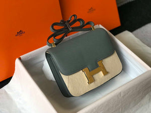 Hermes Constance Cross Body Bag Epsom Leather Gold H28407 - 18CM - View 4