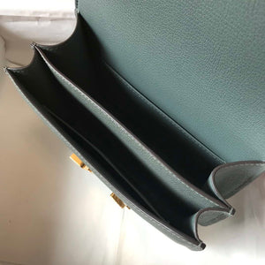 Hermes Constance Cross Body Bag Epsom Leather Gold H28407 - 18CM - View 9