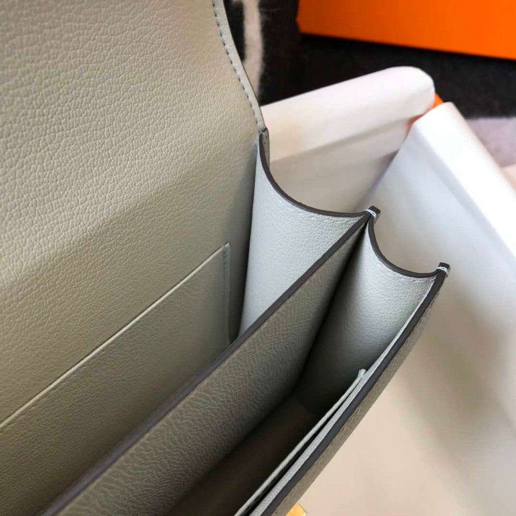 Hermes Constance Cross Body Bag Epsom Leather Gold H28408