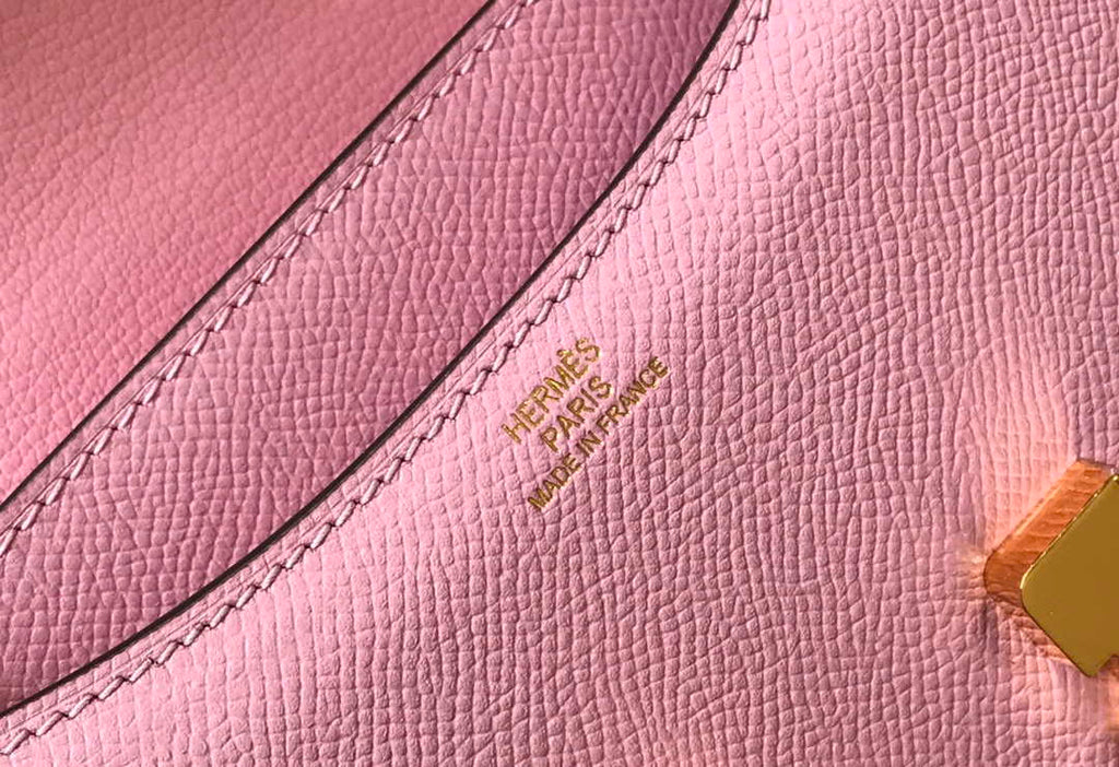 Hermes Constance Cross Body Bag Epsom Leather Gold H28410