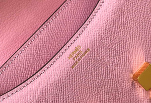 Hermes Constance Cross Body Bag Epsom Leather Gold H28410 - 18CM - View 7
