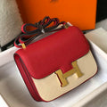 Hermes Constance Cross Body Bag Epsom Leather Gold H28411 - 18CM - View 1