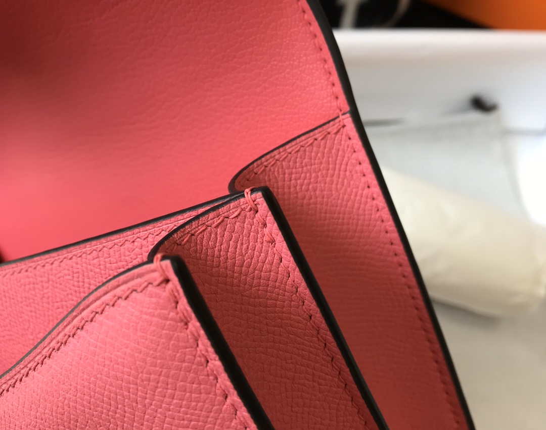 Hermes Constance Cross Body Bag Epsom Leather Gold H28412