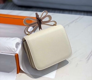 Hermes Constance Cross Body Bag Epsom Leather Gold H28414 - 18CM - View 2