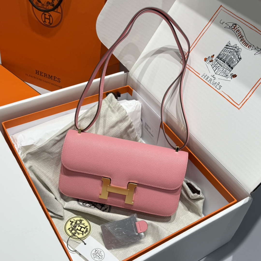 Hermes Constance Elan Bag Epsom Leather H28805 - Gold - View 10