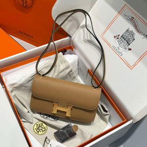 Hermes Constance Elan Bag Epsom Leather H28809 - Gold - View 18