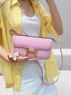 Hermes Constance Elan Bag Epsom Leather H28803 - Gold - View 3