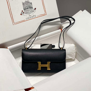 Hermes Constance Long to Go Wallet Bag Epsom Leather H28700 - Gold - View 7