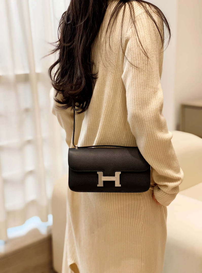 Hermes Constance Long to Go Wallet Bag Epsom Leather H28700