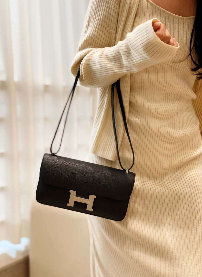 Hermes Constance Long to Go Wallet Bag Epsom Leather H28700