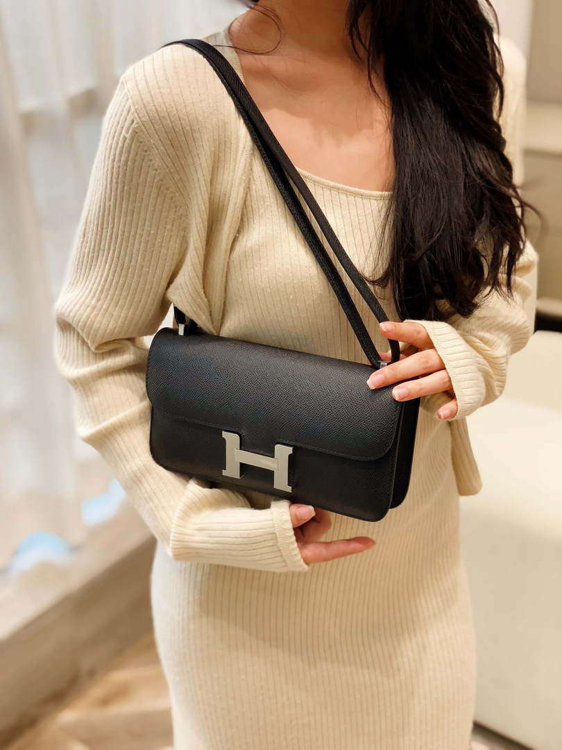 Hermes Constance Long to Go Wallet Bag Epsom Leather H28700