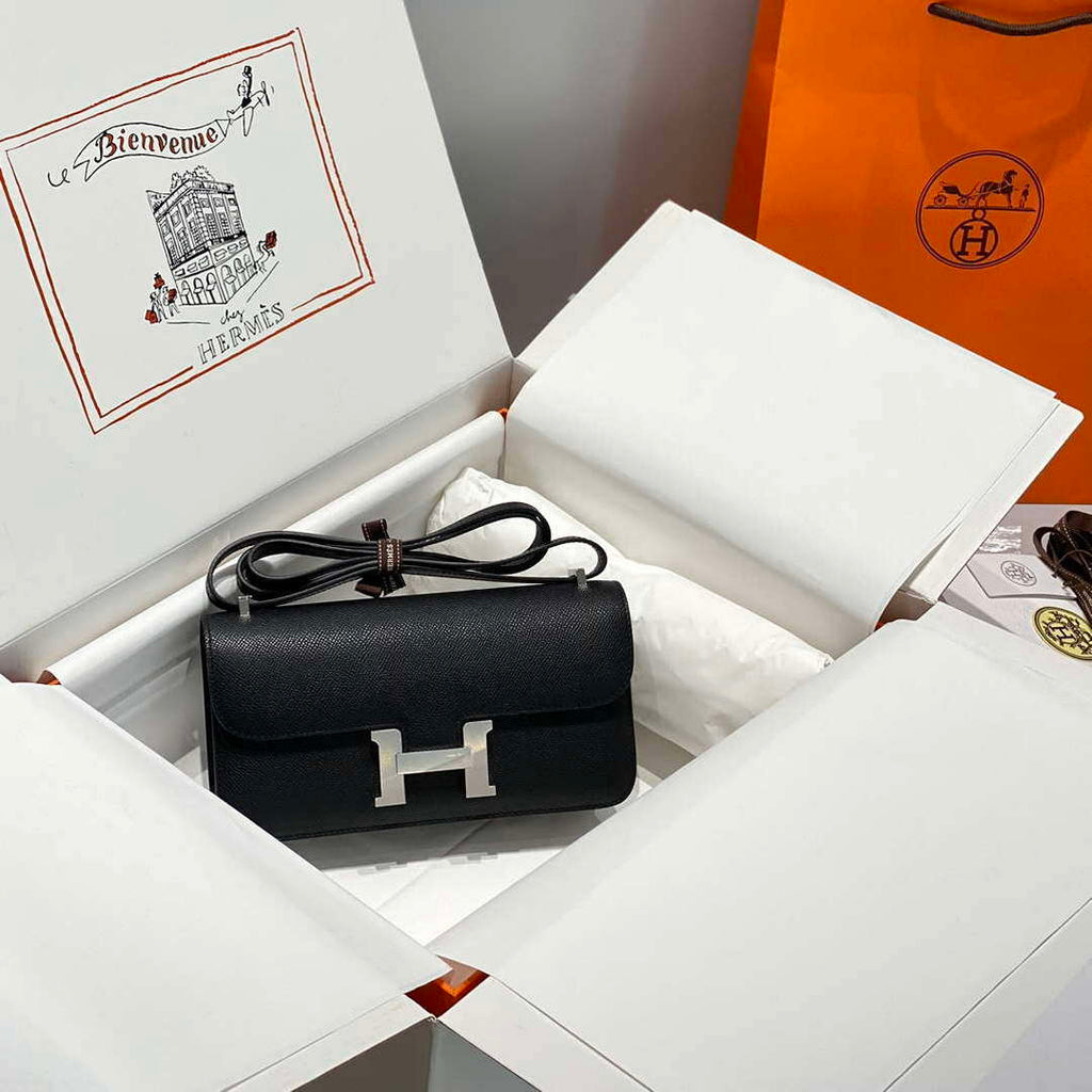 Hermes Constance Long to Go Wallet Bag Epsom Leather H28700