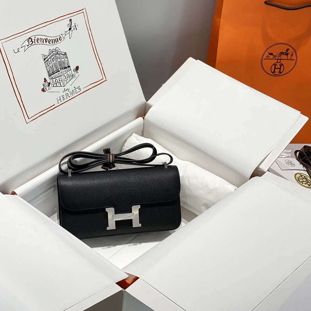 Hermes Constance Long to Go Wallet Bag Epsom Leather H28700