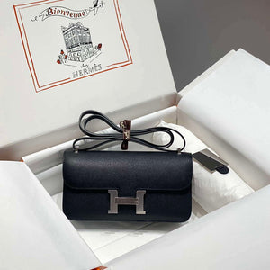 Hermes Constance Long to Go Wallet Bag Epsom Leather H28700 - Gold - View 17