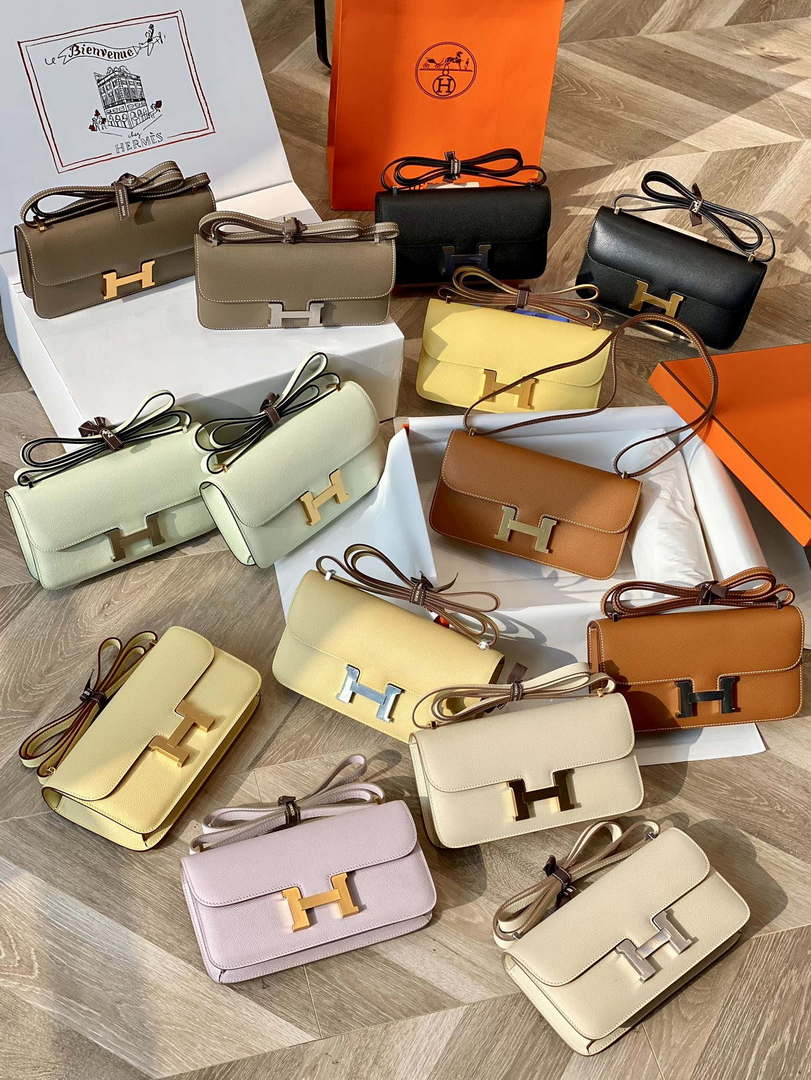 Hermes Constance Long to Go Wallet Bag Epsom Leather H28701