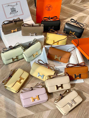 Hermes Constance Long to Go Wallet Bag Epsom Leather H28701 - Gold - View 2