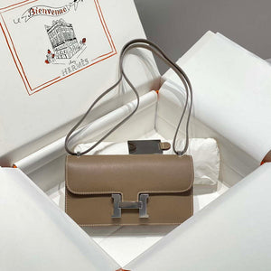 Hermes Constance Long to Go Wallet Bag Epsom Leather H28701 - Gold - View 5