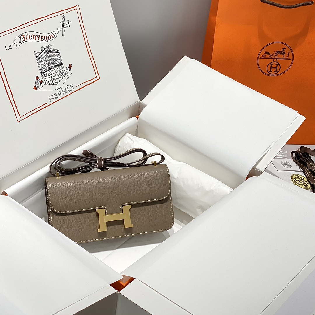 Hermes Constance Long to Go Wallet Bag Epsom Leather H28701