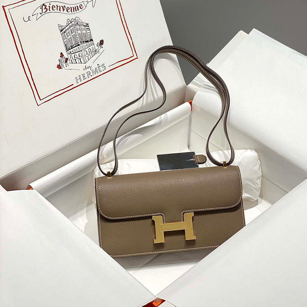 Hermes Constance Long to Go Wallet Bag Epsom Leather H28701
