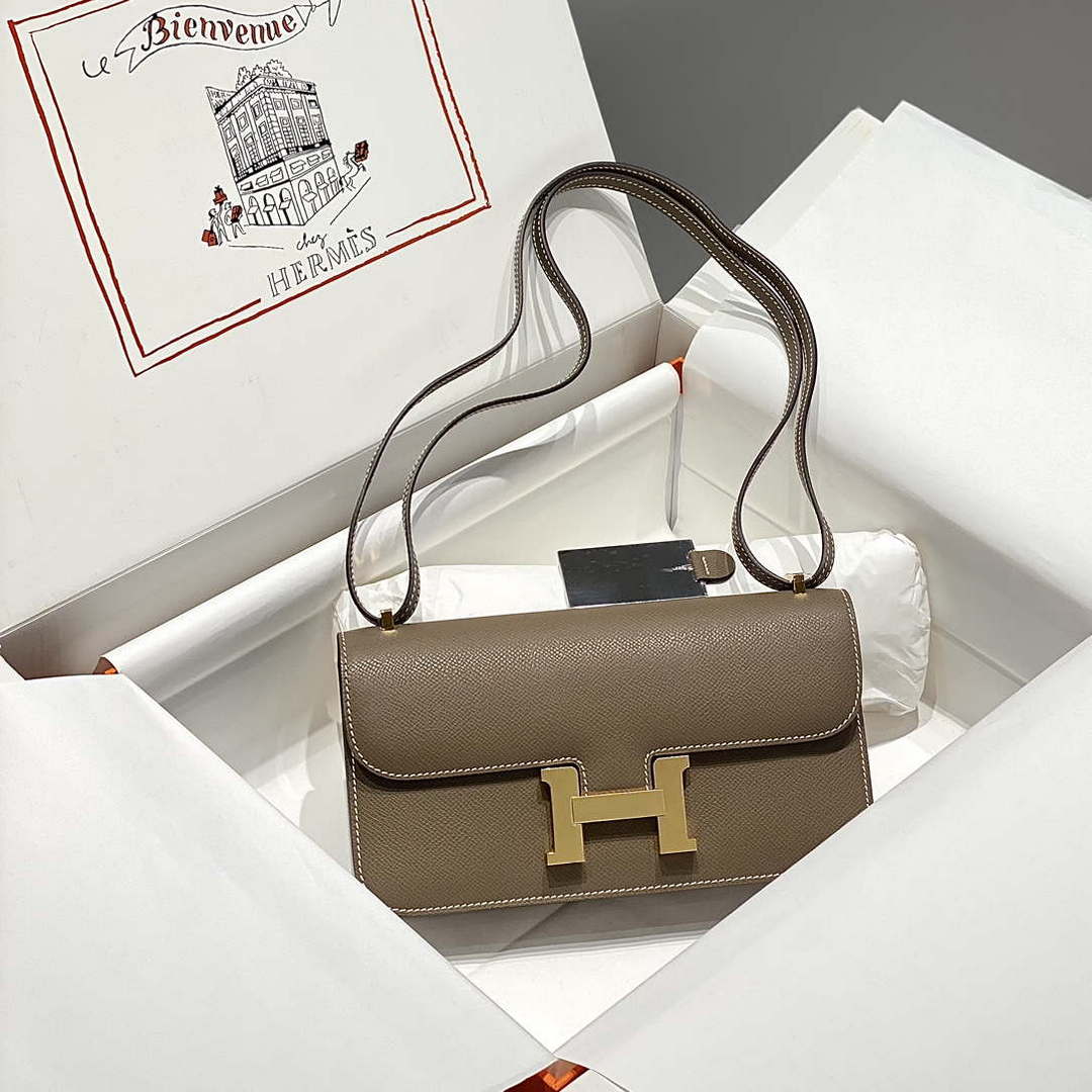 Hermes Constance Long to Go Wallet Bag Epsom Leather H28701