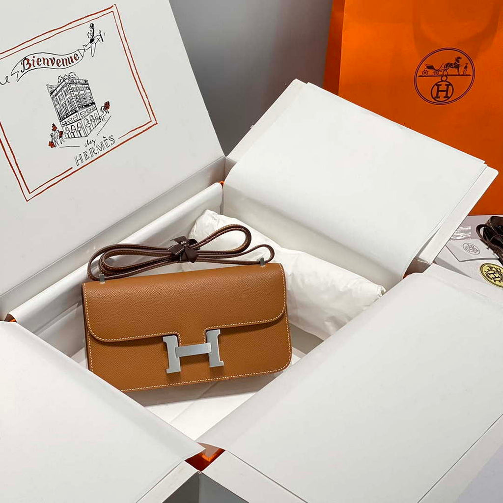 Hermes Constance Long to Go Wallet Bag Epsom Leather H28702