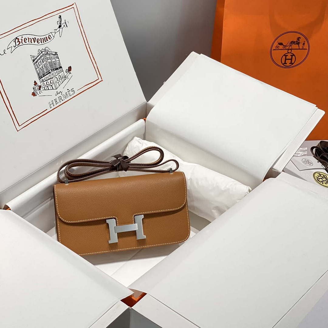 Hermes Constance Long to Go Wallet Bag Epsom Leather H28702